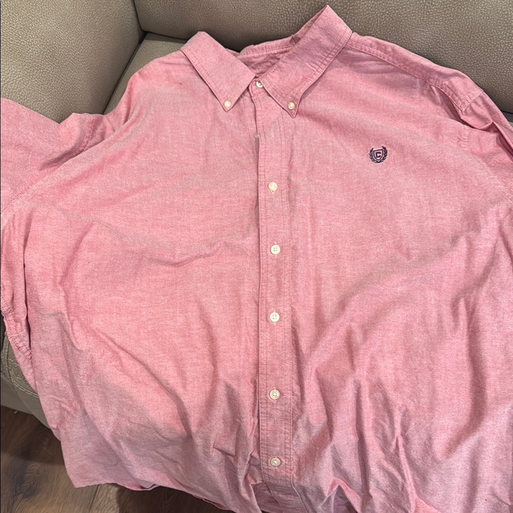 Men's Pink Button-Down Shirt